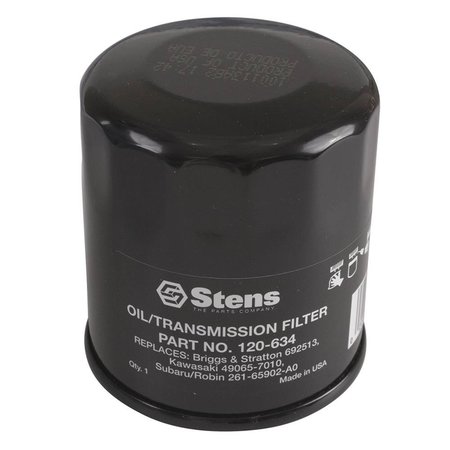 STENS Oil Filter For Kawasaki Fh381-721V, Fh601-770D, Fj180V Lawn Mowers 120-634